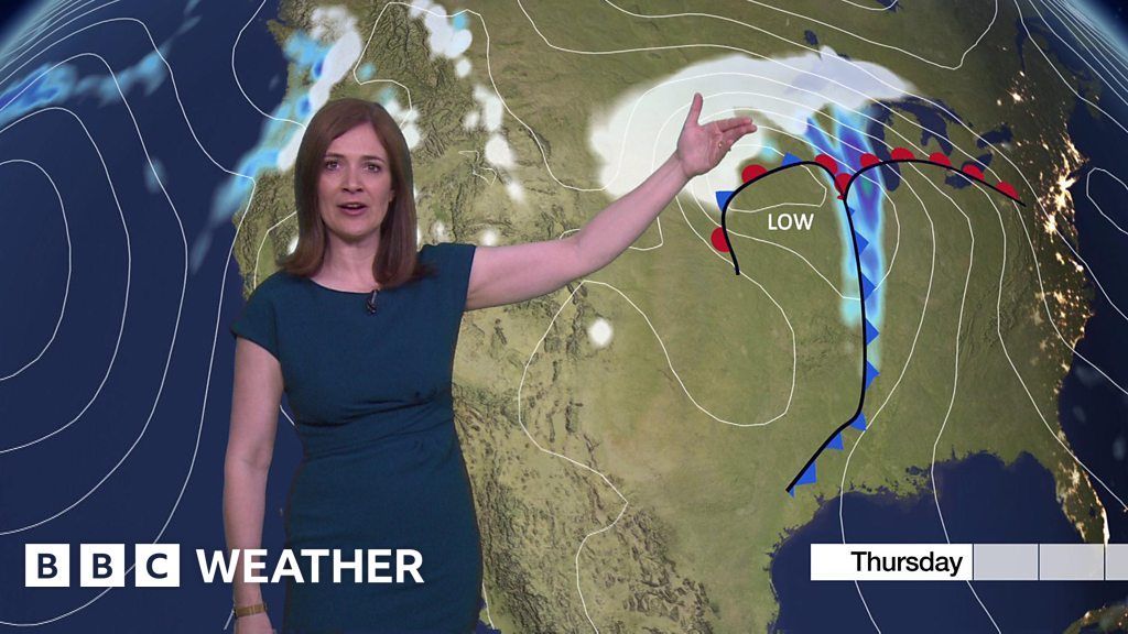 Storm Brings Deep Snow And Strong Winds - BBC Weather