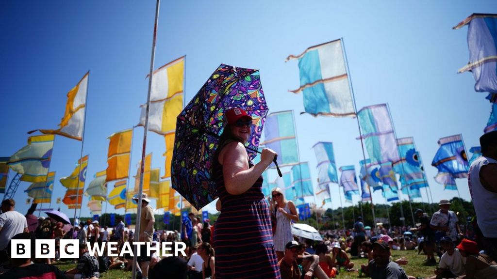 Glastonbury weather The 50second forecast BBC Weather