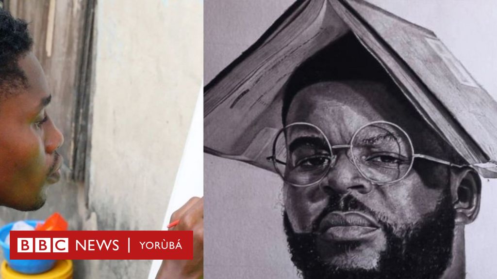 Olamide ogunade charcoal artist: bí mo ṣe ń lo ẹrọ ayélujára fi ran títa àwòrán mi lọ́wọ́ - bbc news yorùbá
