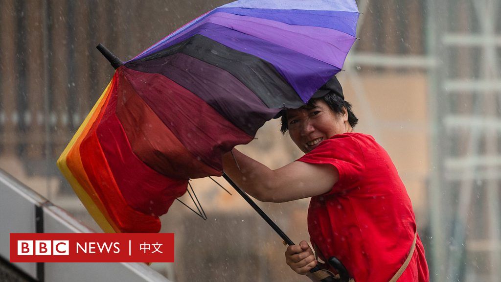 颱風「貝碧嘉」登陸上海 成75年來襲滬最強颱風 - BBC News 中文