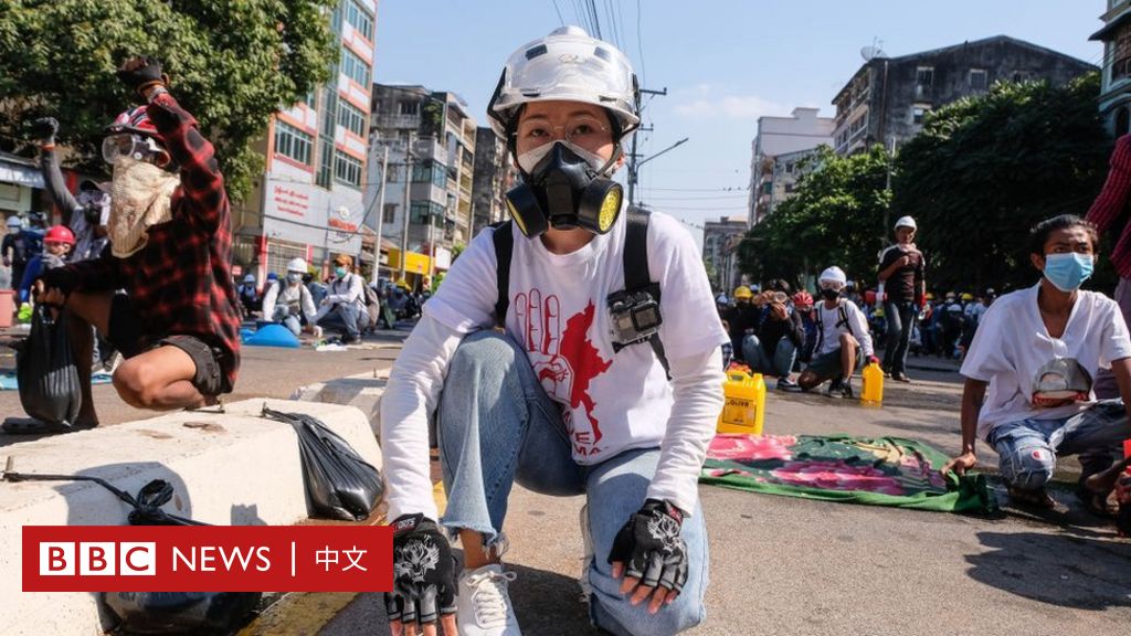 缅甸政变：社交媒体如何成为示威者保持世界关注的武器-BBC新闻