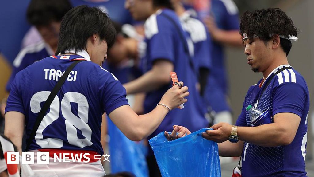 球迷打掃世界盃球場，家務沉重的日本妻子們看不下去了：雙標嗎？