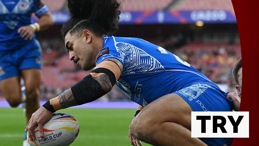 Luai try gives Samoa early lead against England