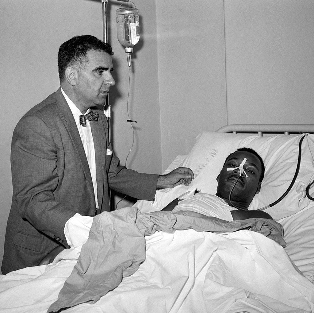 Dr King in the hospital