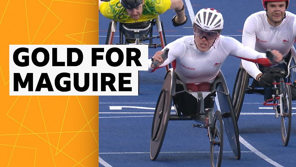 Commonwealth Games: England's Nathan Maguire wins gold in men's T53/54 1500m final