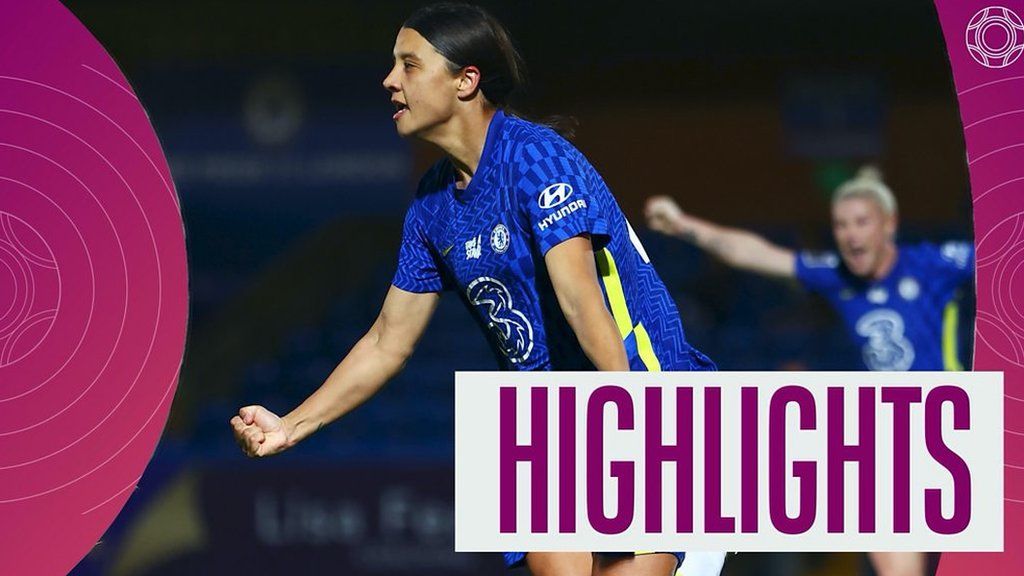 WSL highlights: Sam Kerr scores winner as Chelsea beat Spurs 2-1