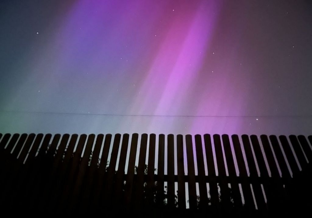Northern lights in Exeter