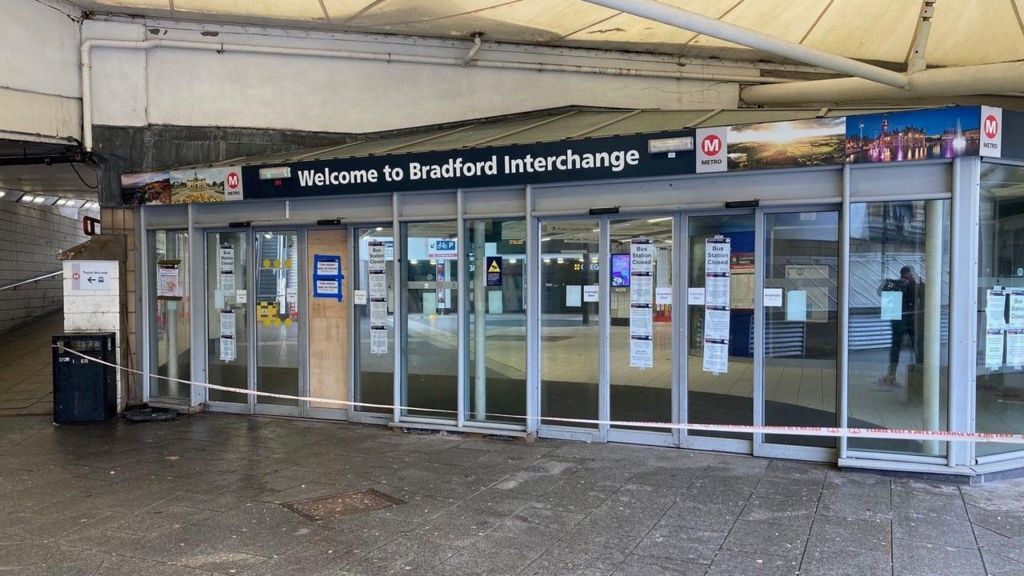 Entrance of Bradford Interchange Station