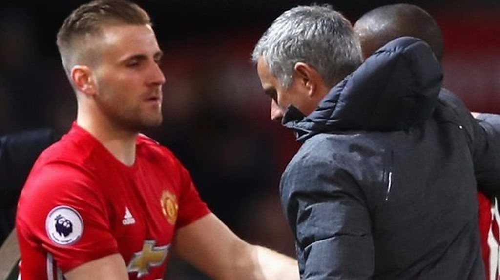 Man Utd 1-1 Everton: Luke Shaw was in his body but with my brain - Jose ...