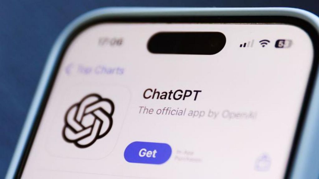 The ChatGPT app in the Apple store