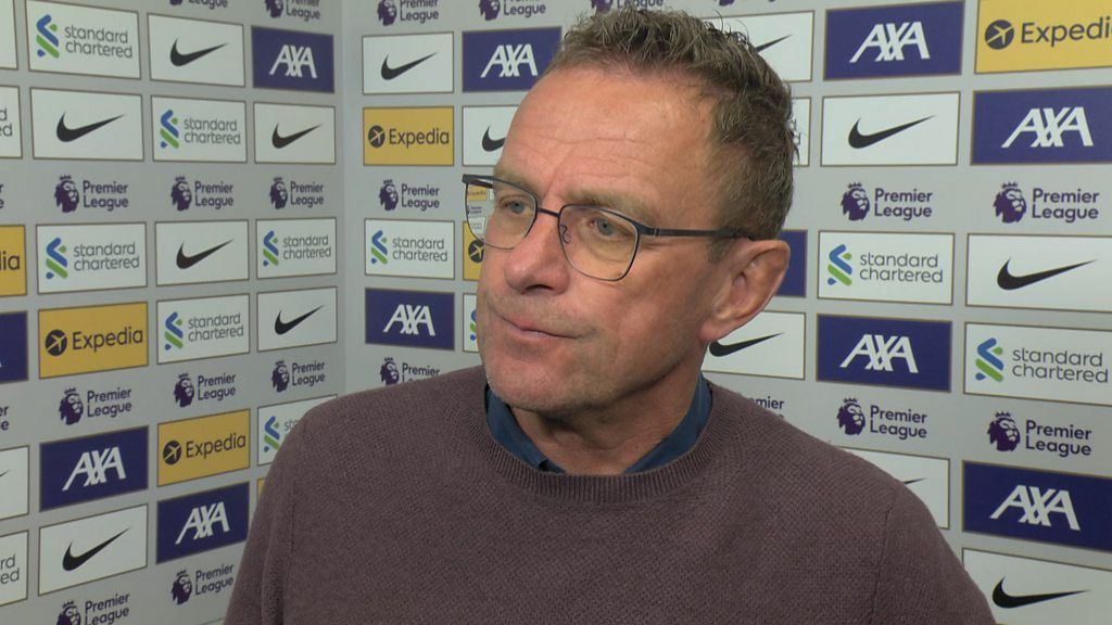 Liverpool 4-0 Manchester United: Ralf Rangnick says Liverpool thrashing 'embarrassing' & 'humiliating'