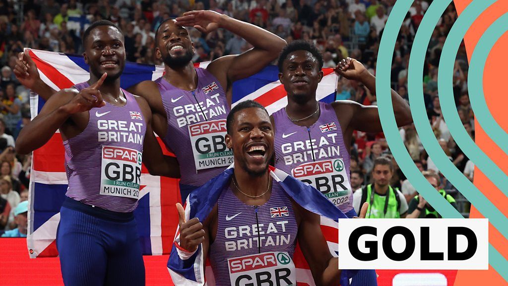 ‘A long way clear!’ Great Britain win brilliant 4x100m relay gold