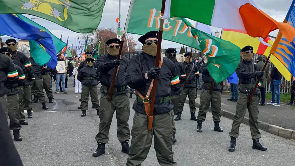 Hundreds Assemble for Dissident Republican Easter Parade in Londonderry