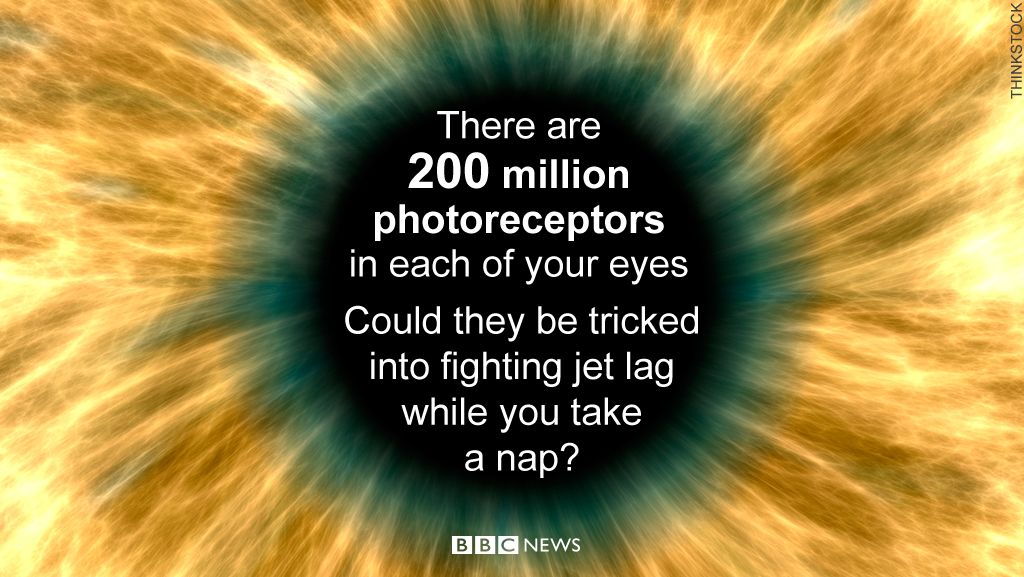 Flashes of light may stop jet lag