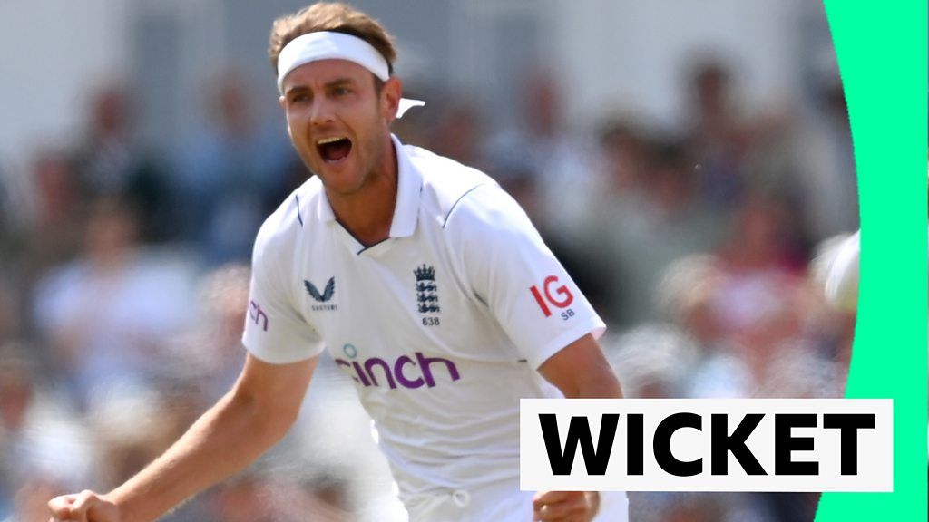 England v New Zealand: Stuart Broad removes Matt Henry