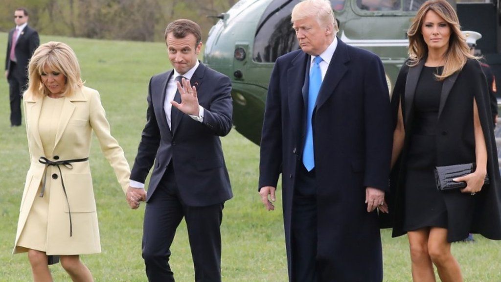 Macron and Trump