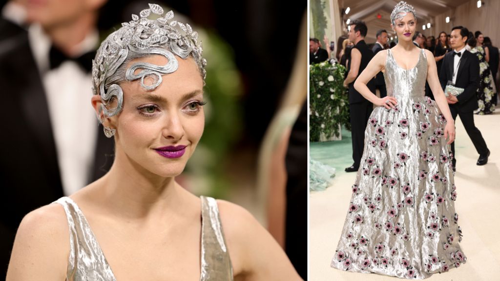 Amanda Seyfried attends The 2024 Met Gala Celebrating "Sleeping Beauties: Reawakening Fashion" at The Metropolitan Museum of Art on May 06, 2024 in New York City.