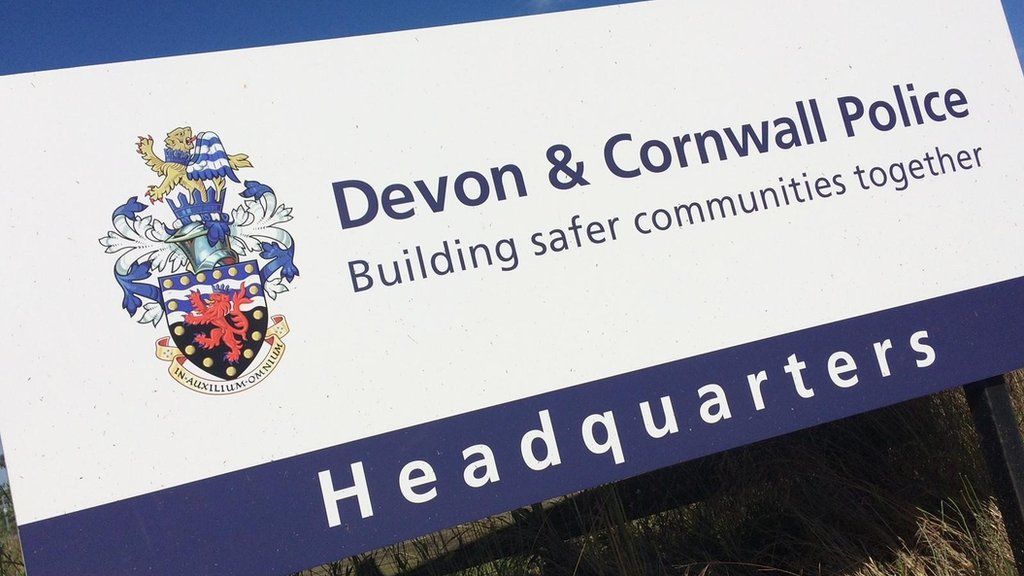 Devon and Cornwall Police Headquarters sign