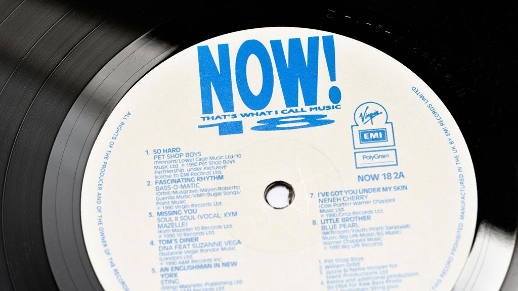 The vinyl of Now That's What I Call Music 18