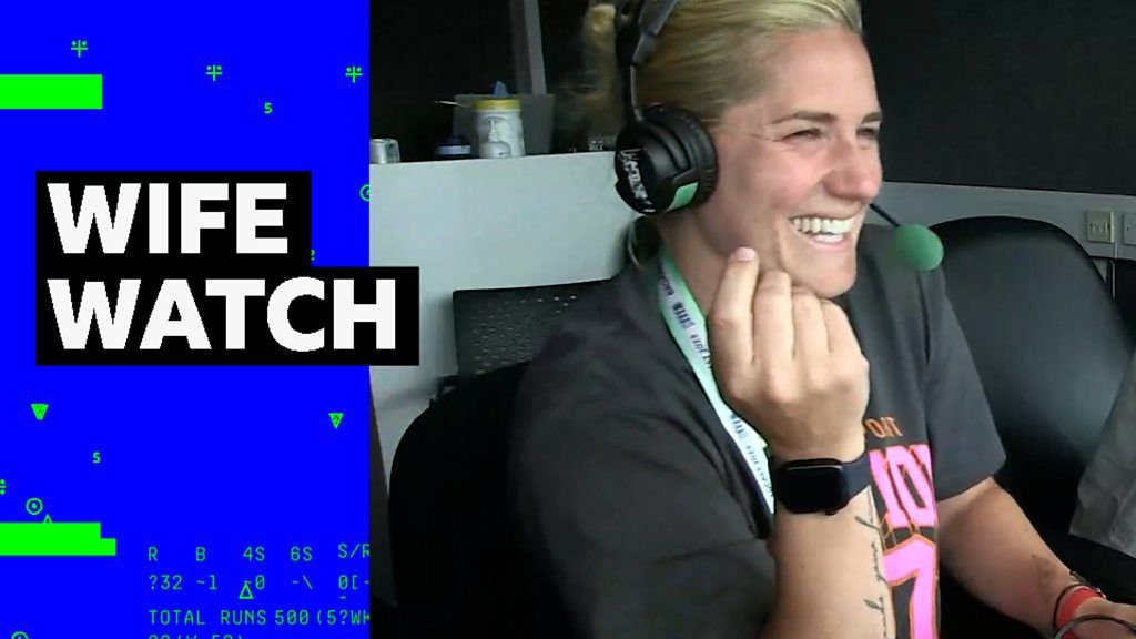 Commentator Sciver-Brunt cringes watching wife Natalie batting