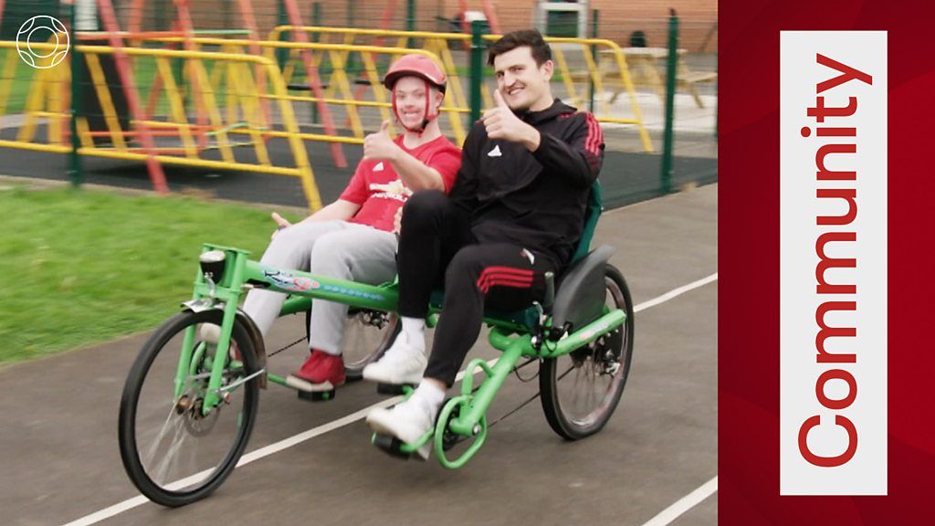 Manchester United's Harry Maguire & Tom Heaton help local kids get active again