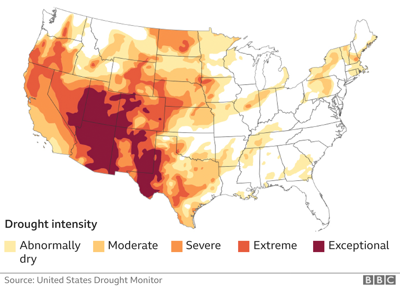 Infographic - US drought conditions