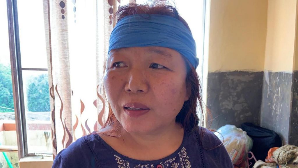 Nengnei Chong fled to the neighbouring state of Mizoram to escape the violence