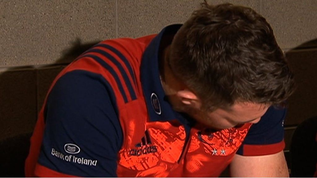 Anthony Foley: Munster captain O'Mahony pays emotional tribute - BBC Sport