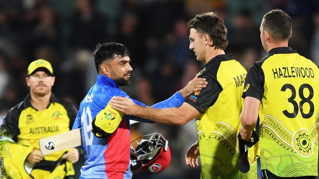 Australia beat Afghanistan during the Twenty20 World Cup last year