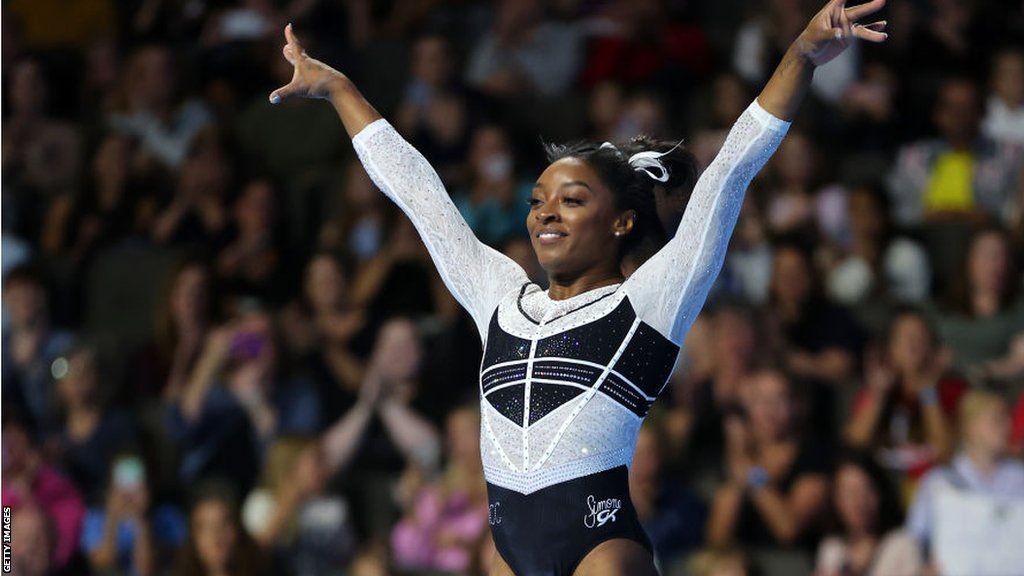 Simone Biles makes winning return in US Classic after two-year break ...