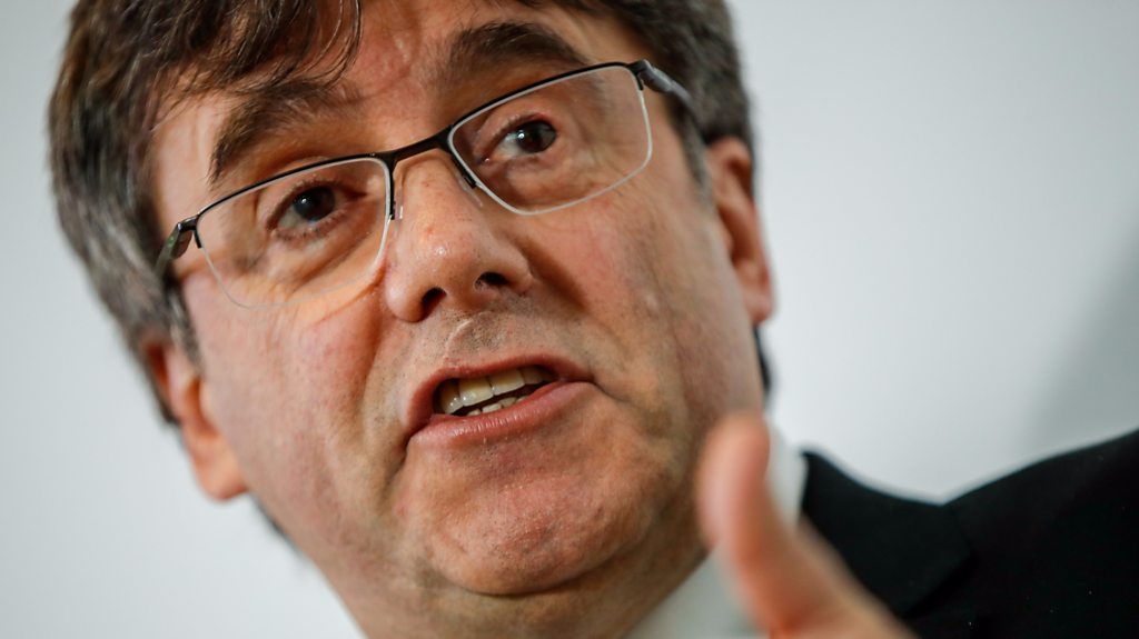 Catalonia's ex-president Carles Puigdemont