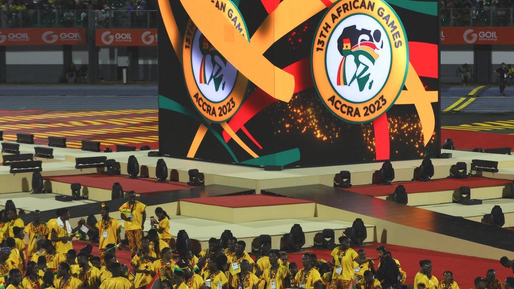 The opening ceremony of the African Games in Accra