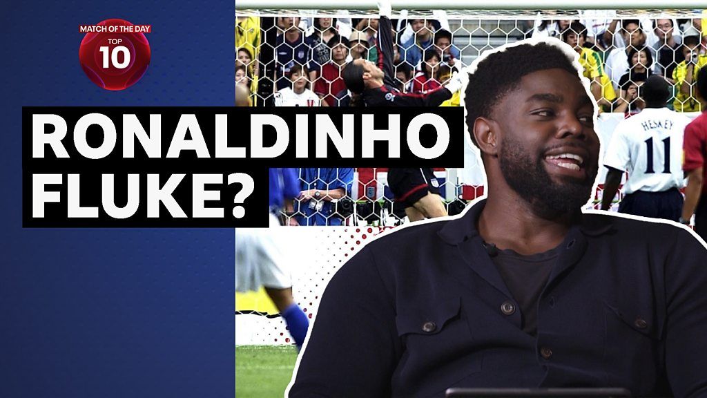 MOTD Top 10 Did Ronaldinho mean to score against England? BBC Sport