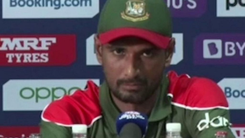 T20 World Cup: Flower of Scotland interrupts Bangladesh captain Mohammad Mahmudullah