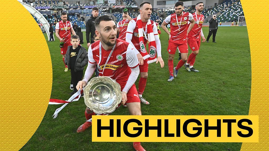 Watch Cliftonville see off Coleraine in sevengoal thriller to win