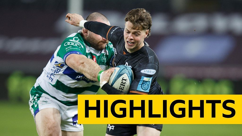 United Rugby Championship Highlights: Ospreys 20-21 Benetton - BBC Sport