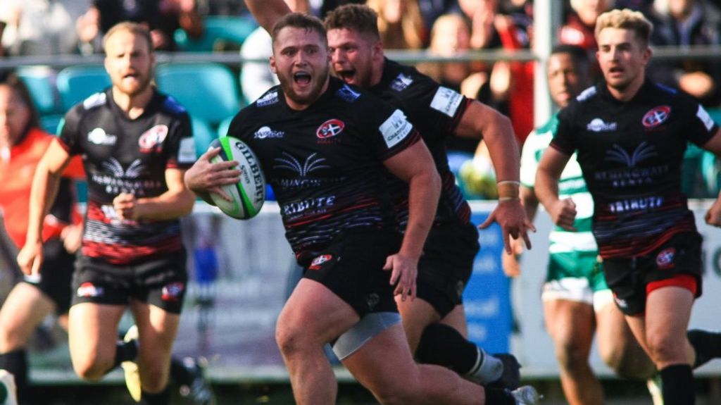 Cornish Pirates celebrate