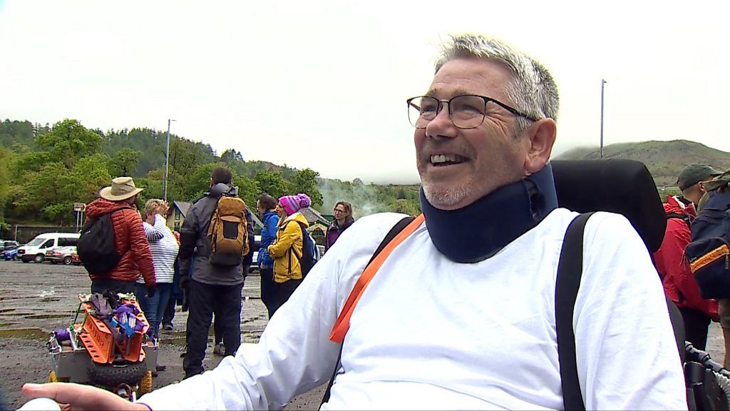 Ian Flatt, 56, has always wanted to climb Wales' highest peak