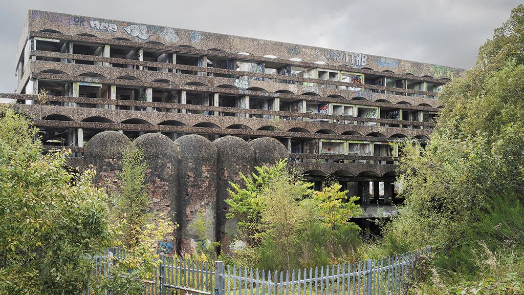 Nature began to reclaim St Peter's - photographed here in 2011