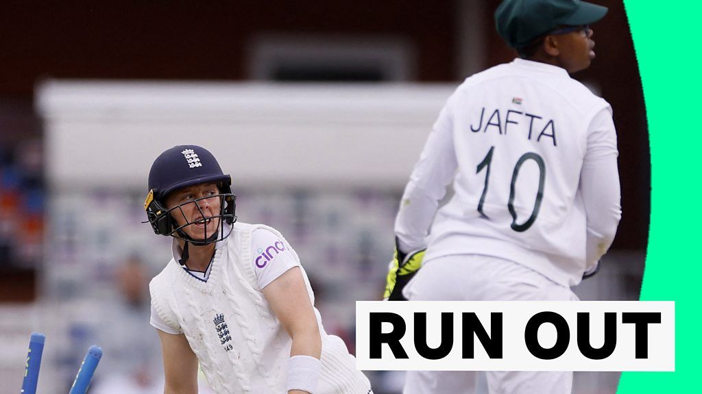England v South Africa: Heather Knight run out first ball after lunch
