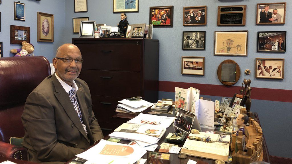 Dr Warren Stewart in his office in Phoenix in 2023