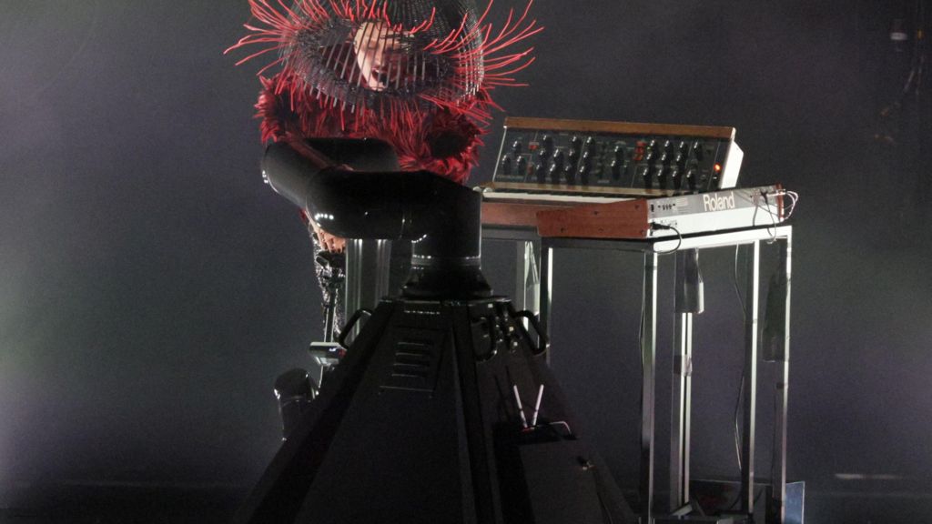 Lady Gaga on stage 
