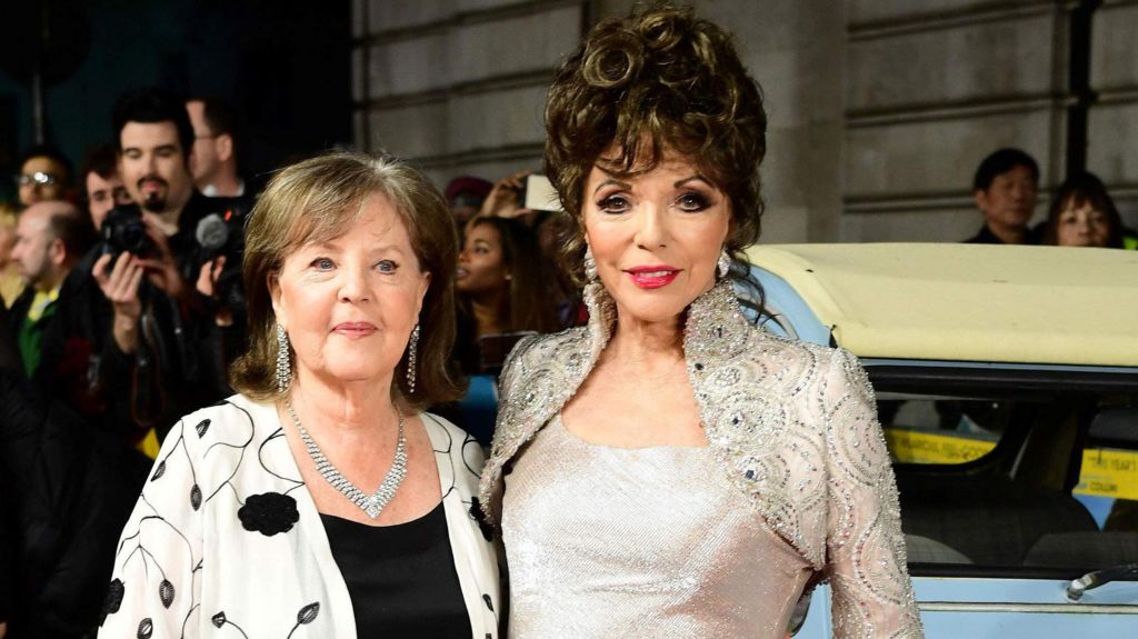 Pauline Collins and Dame Joan Collins on the red carpet for The Time of Their Lives