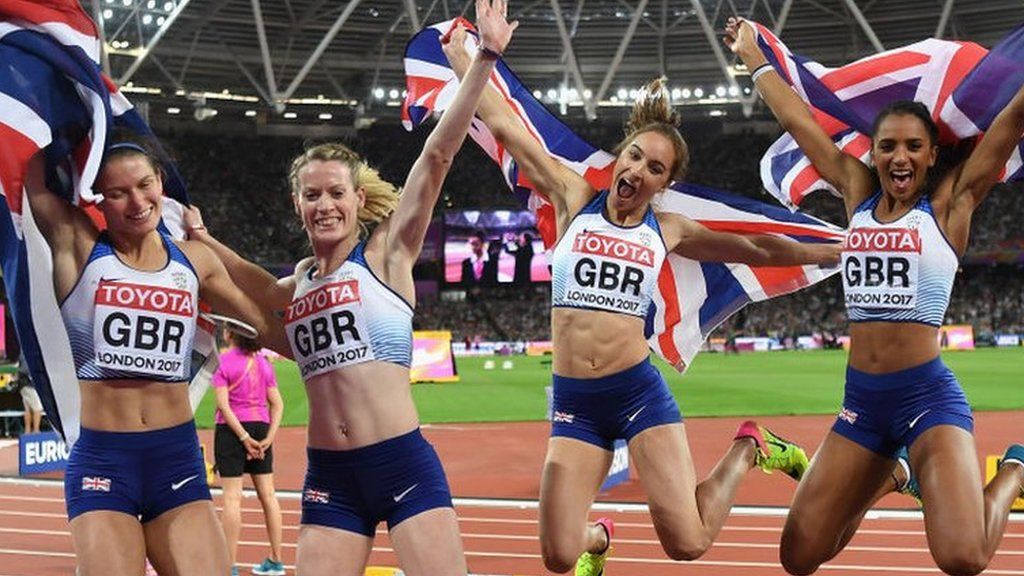 Great Britain's women's 4x400m relay team