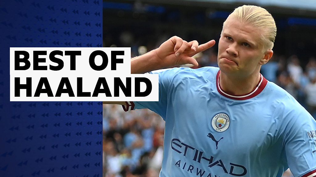 Erling Haaland: Watch Manchester City striker's best Premier League goals of 2022-23