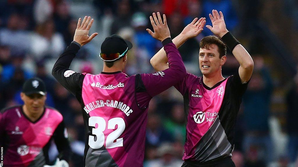 Matt Henry and Somerset team-mate Ben Green are the only bowlers in this year's T20 Blast to reach 30 wickets