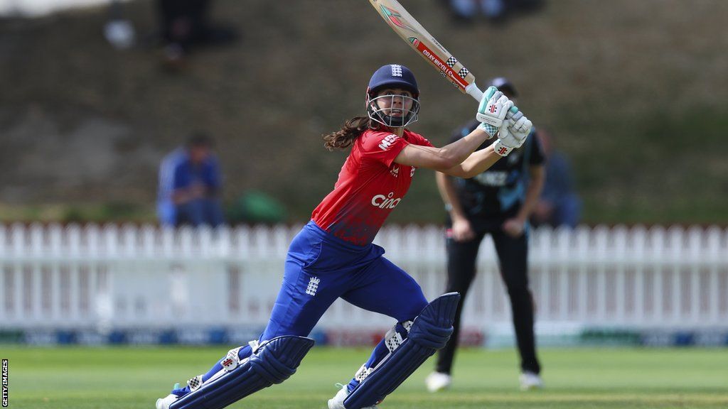 Maia Bouchier batting v New Zealand