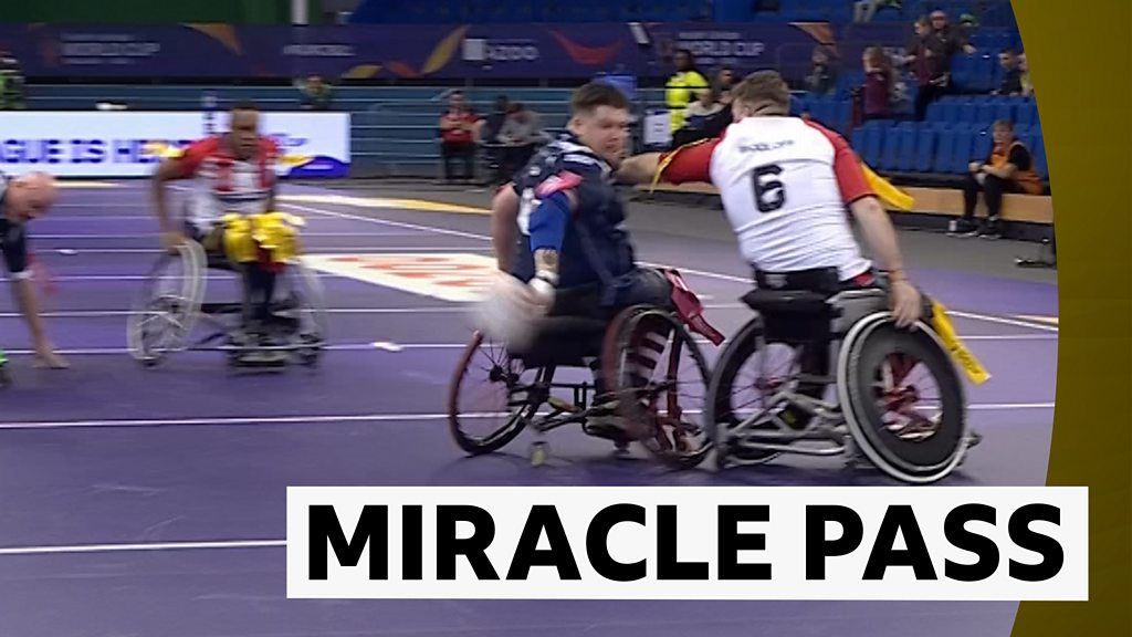 Grant's 'miracle' pass sets up Scotland try