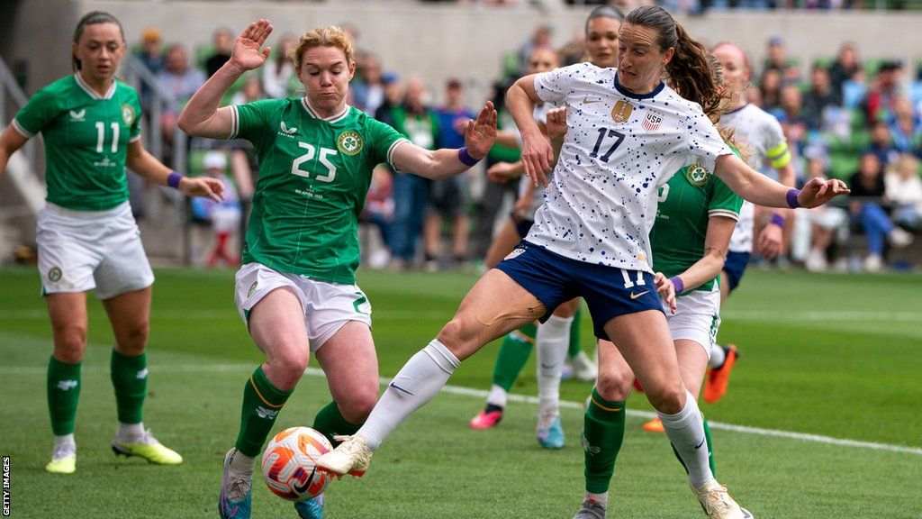 Aoife Mannion in action against the United States
