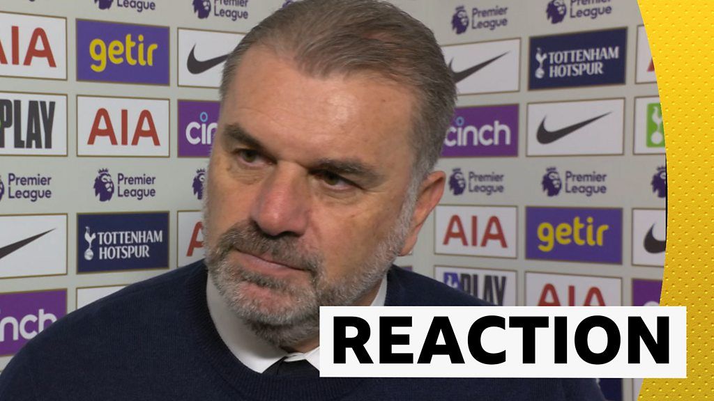 Tottenham 1-2 Aston Villa: Ange Postecoglou says Spurs played 'outstandingly well'